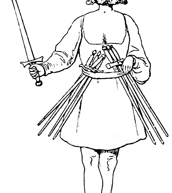 Wyobrażenie Rugiewita autorstwa Adolfa Bastiana, 1888